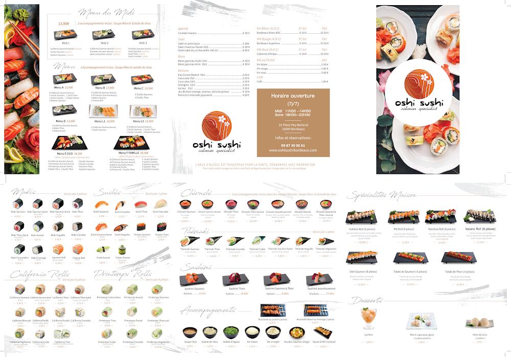 Oshi Sushi - Menu Image 1