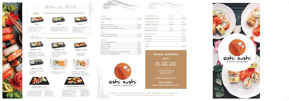 Oshi Sushi - Menu Image 2